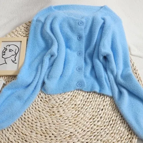 Soft Cozy Pastel Cardigan