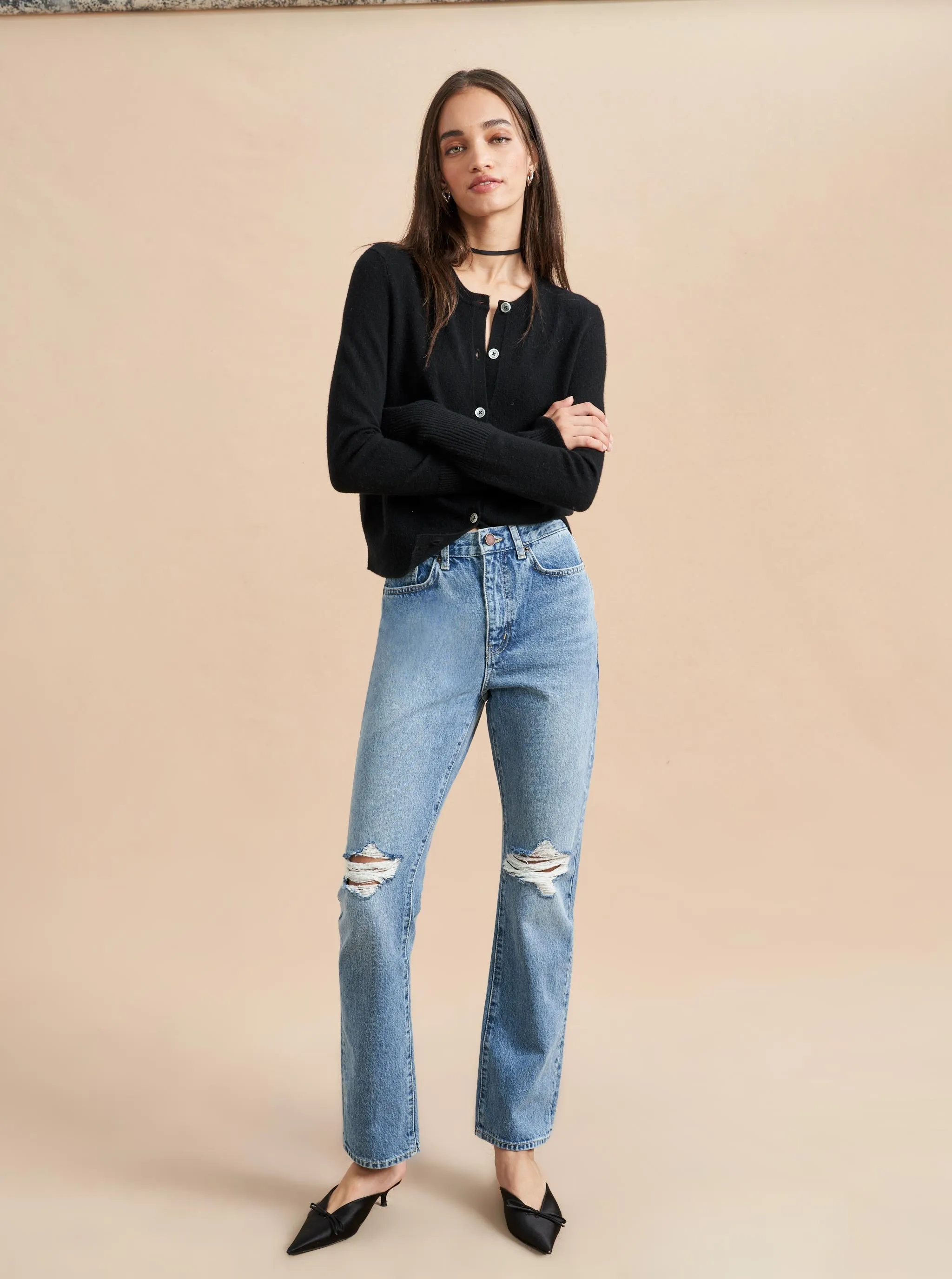 Solid Lean Lines Cardigan