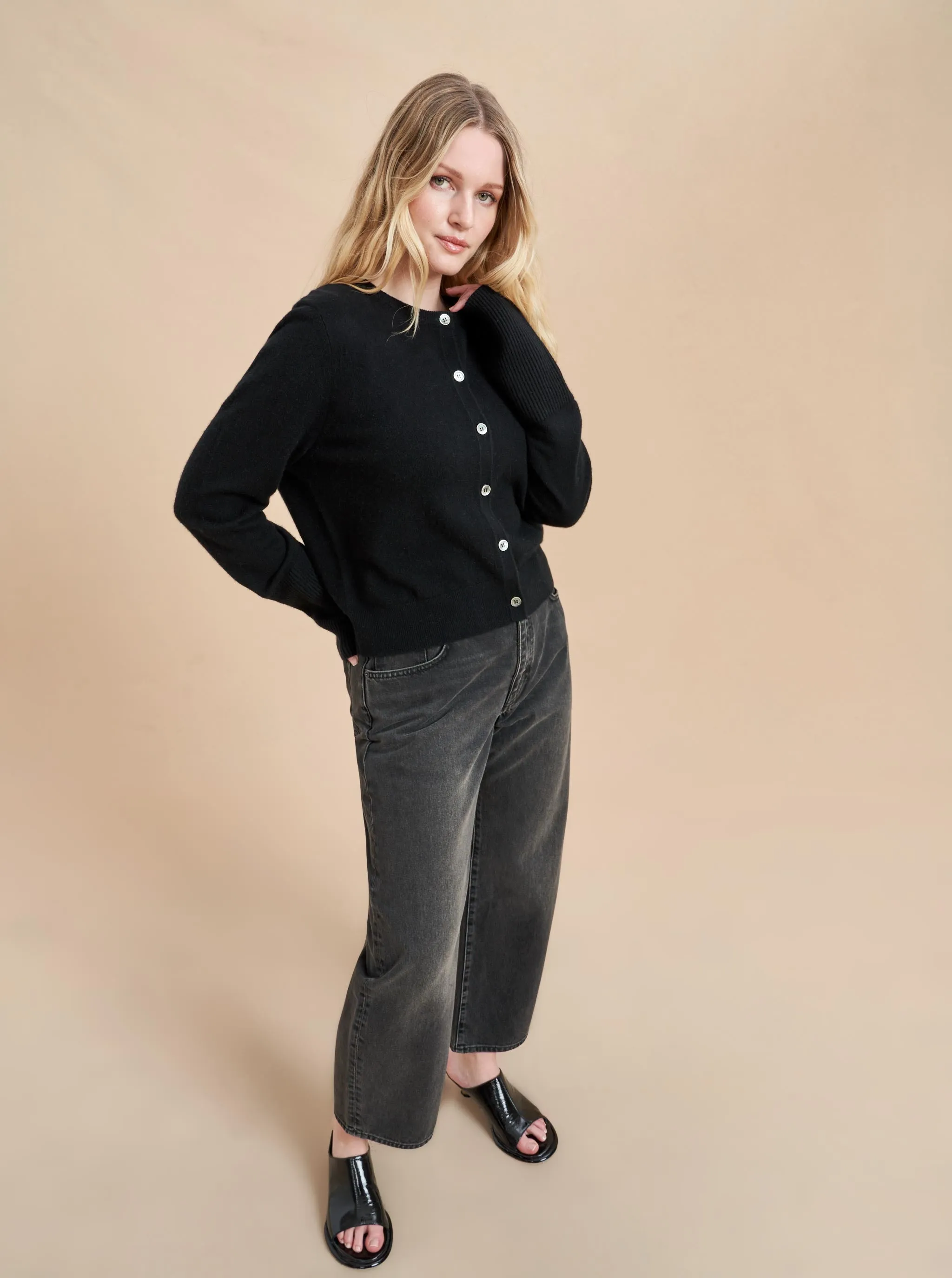 Solid Lean Lines Cardigan
