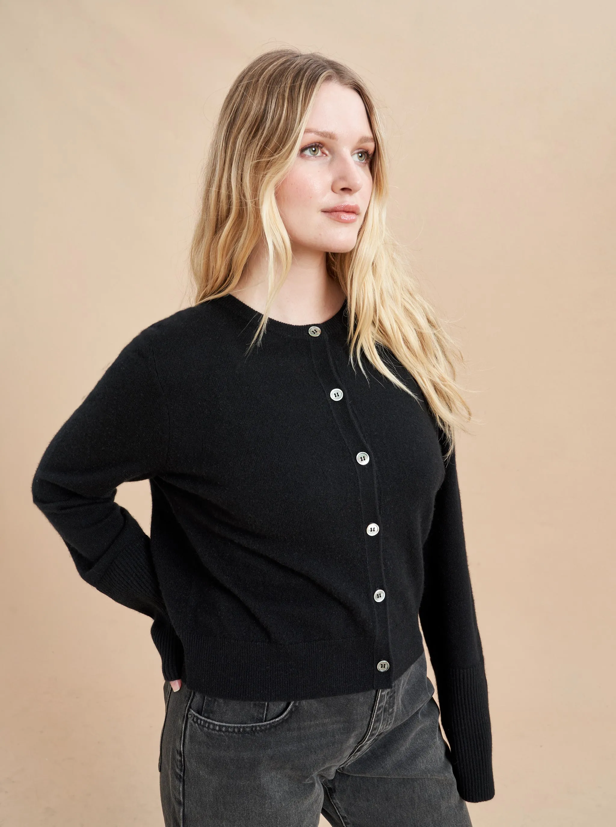 Solid Lean Lines Cardigan