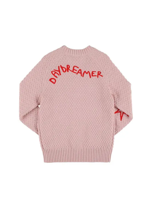 Stella McCartney Kids   Cable knit organic cotton cardigan 