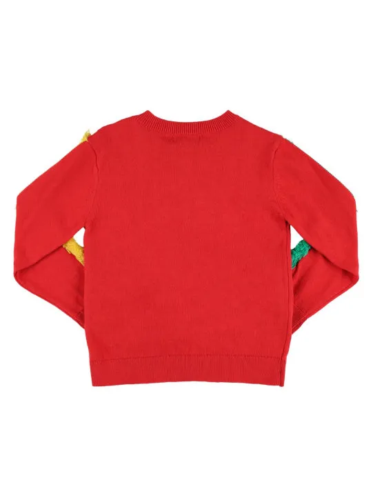 Stella McCartney Kids   Organic cotton knit cardigan 