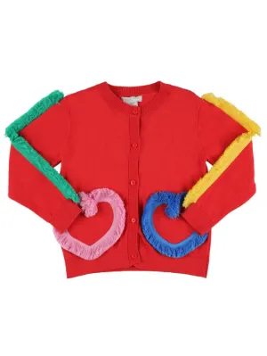 Stella McCartney Kids   Organic cotton knit cardigan 