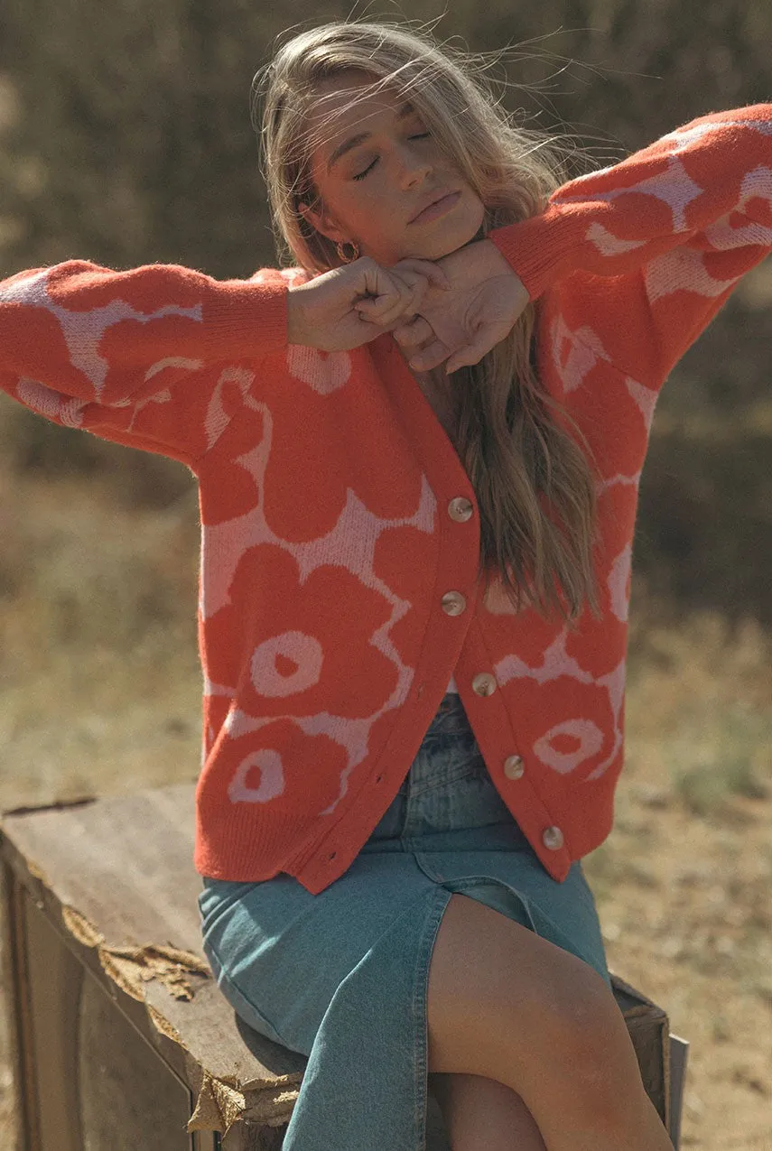 Tangerine Tango Cardigan