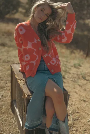 Tangerine Tango Cardigan