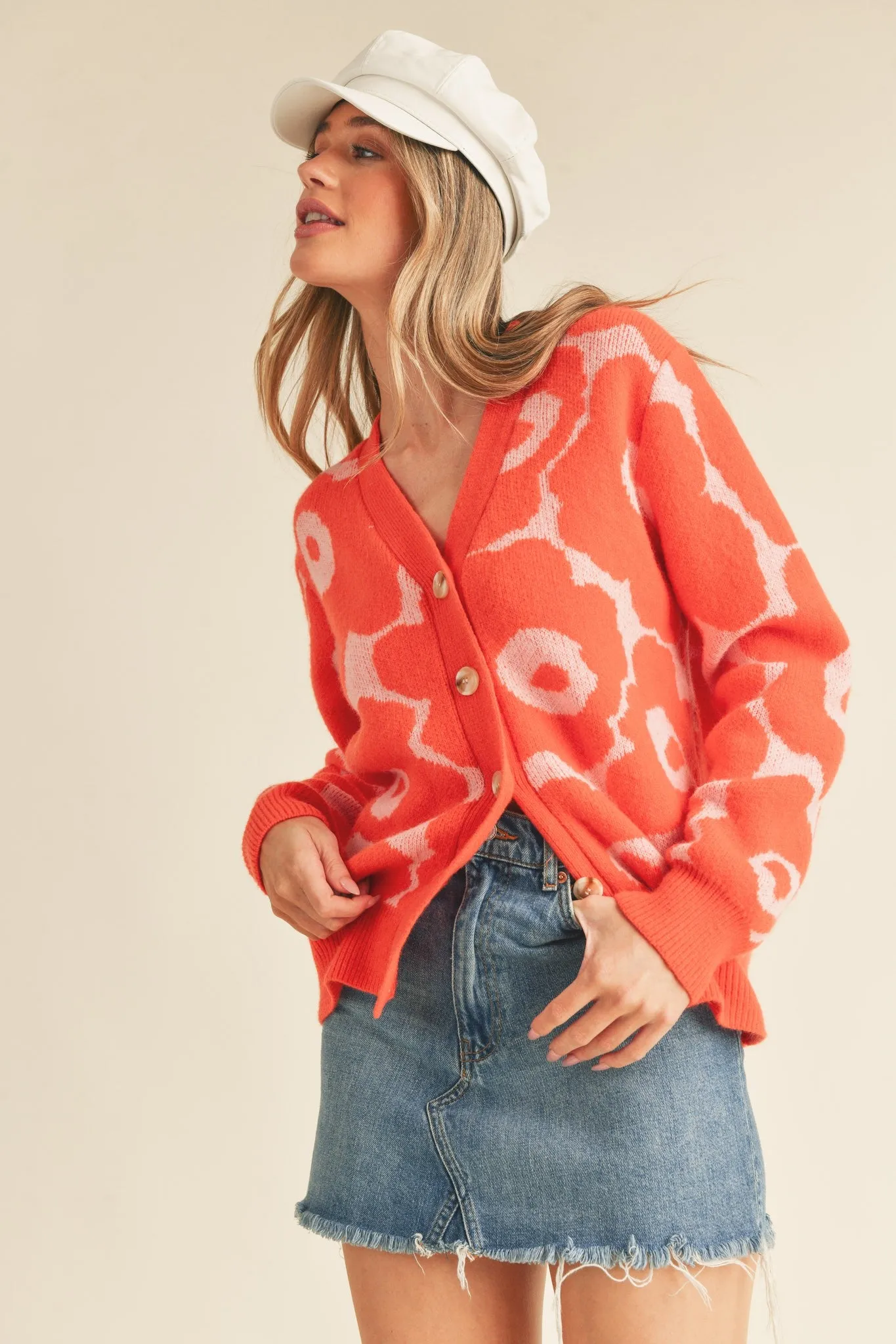 Tangerine Tango Cardigan
