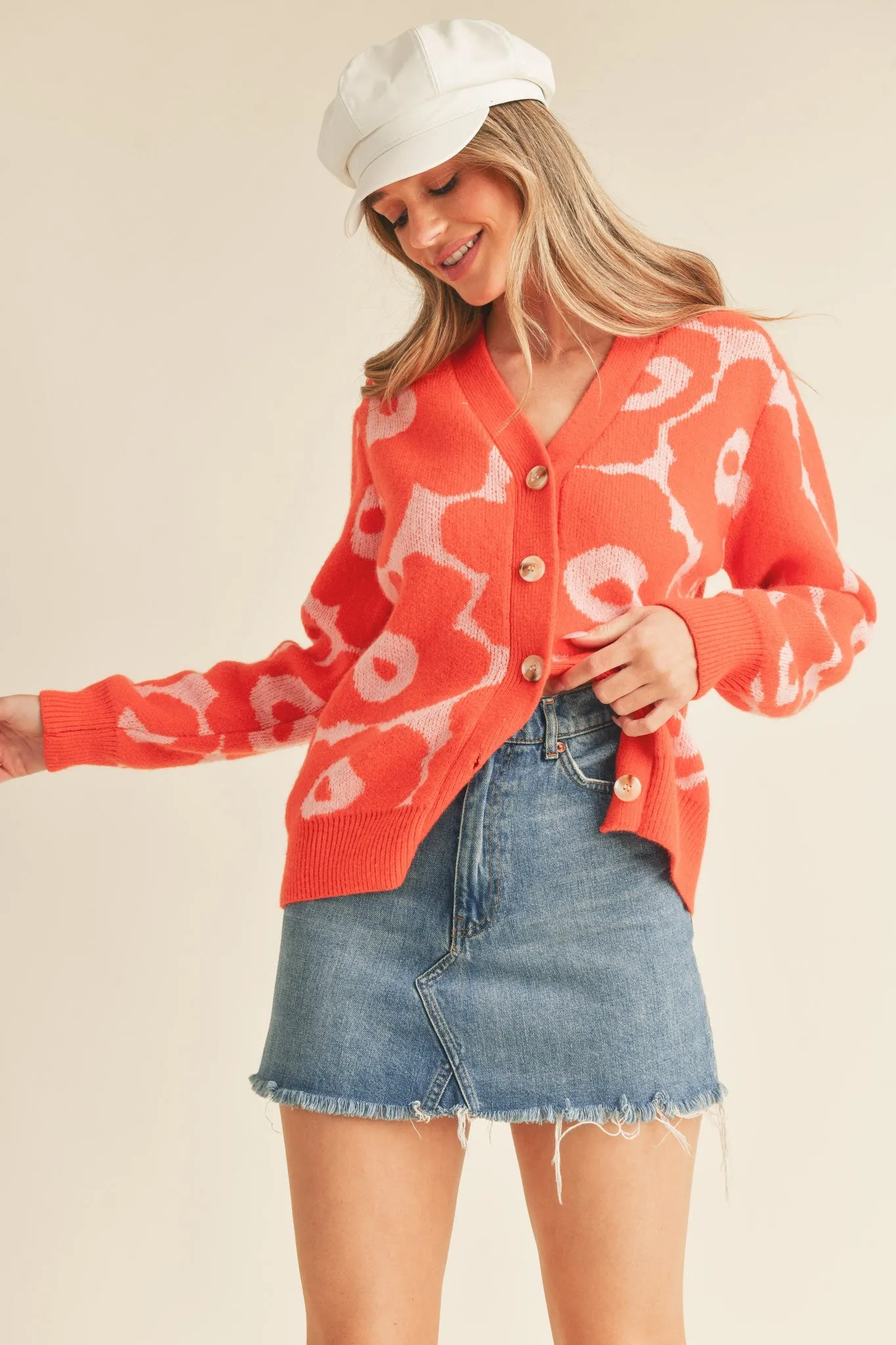 Tangerine Tango Cardigan