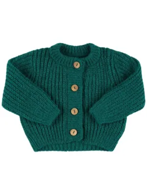 The New Society   Acrylic blend knit cardigan 