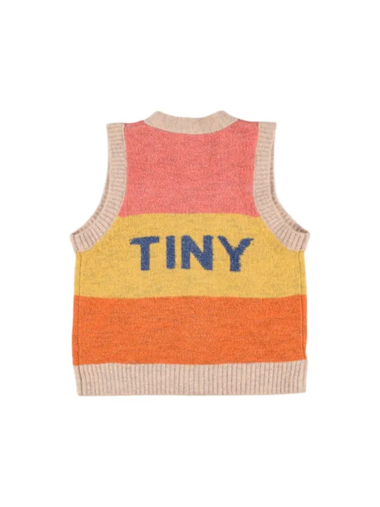 Tiny Cottons   Acrylic blend knit vest cardigan 