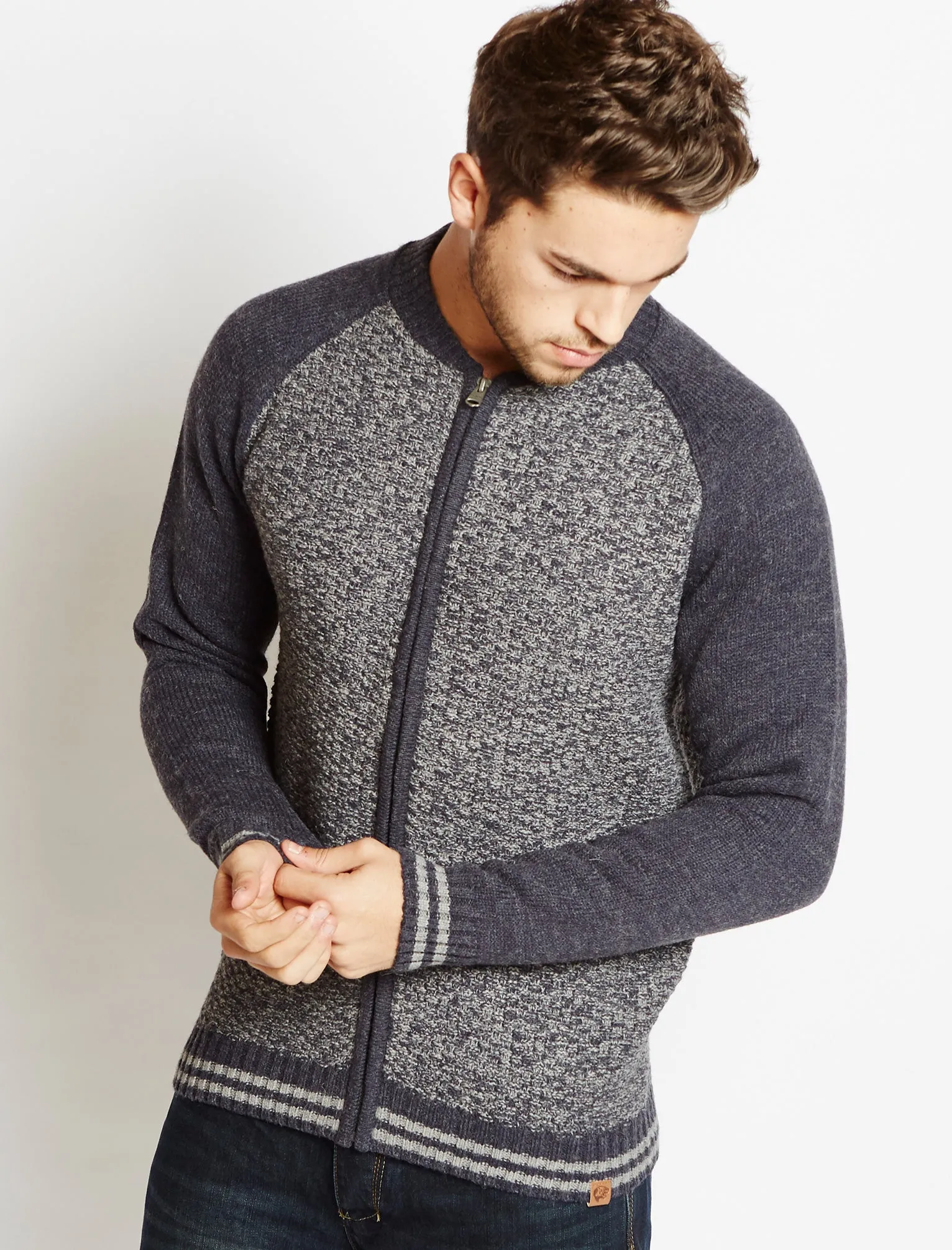 Tokyo Laundry Pitcher dark blue cardigan