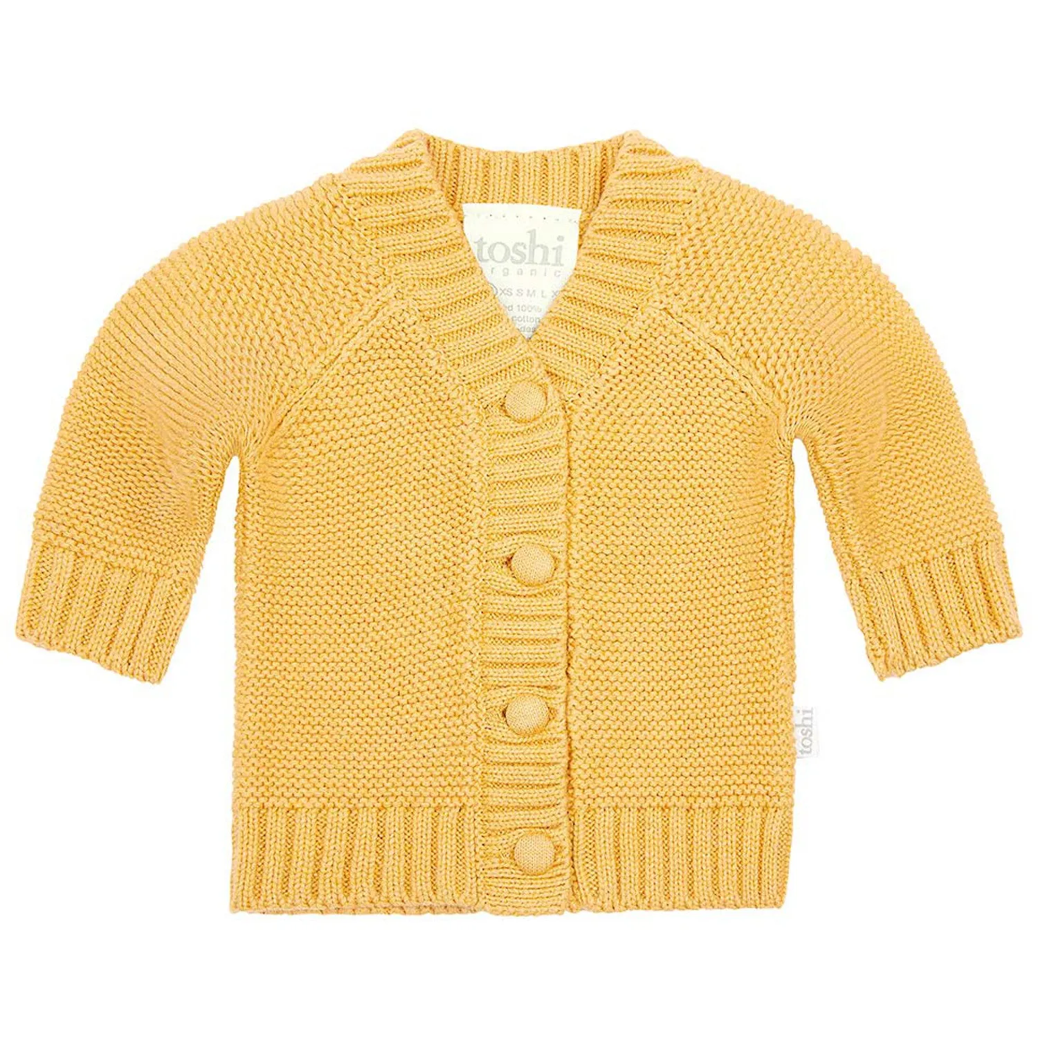 Toshi Organic Cotton Cardigan Andy Butternut