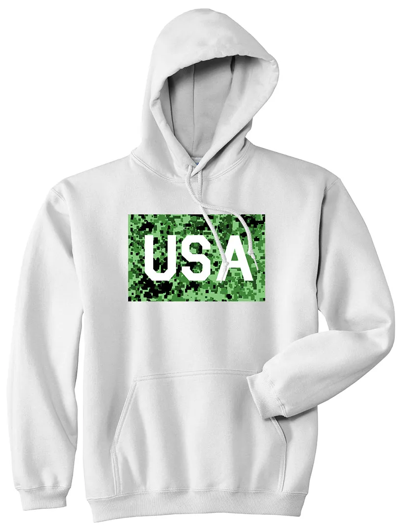 USA Digital Camo Army Mens Pullover Hoodie