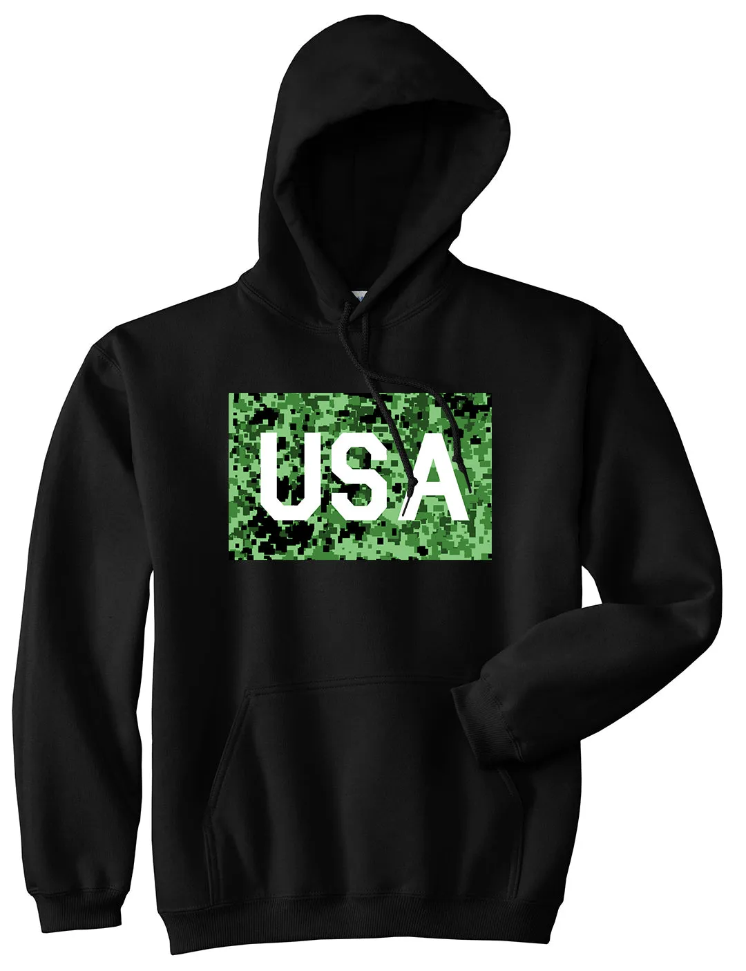 USA Digital Camo Army Mens Pullover Hoodie