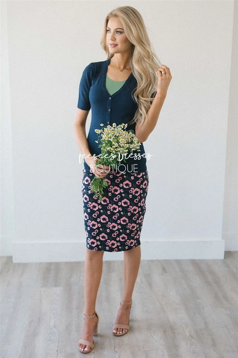 V-neck Button Front Cardigan