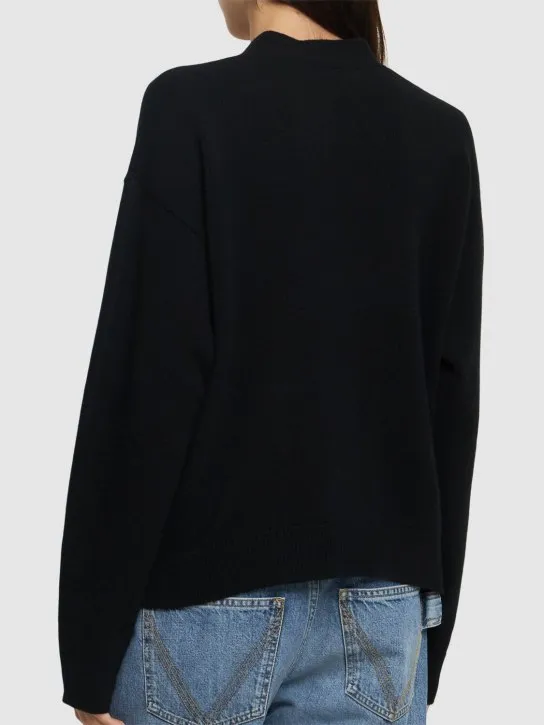 Versace   Knit cardigan w/ medusa logo 