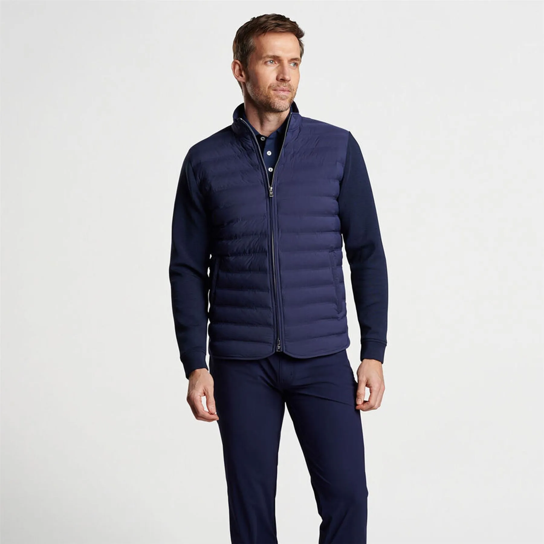 Winsome Hybrid Cardigan Navy - AW24