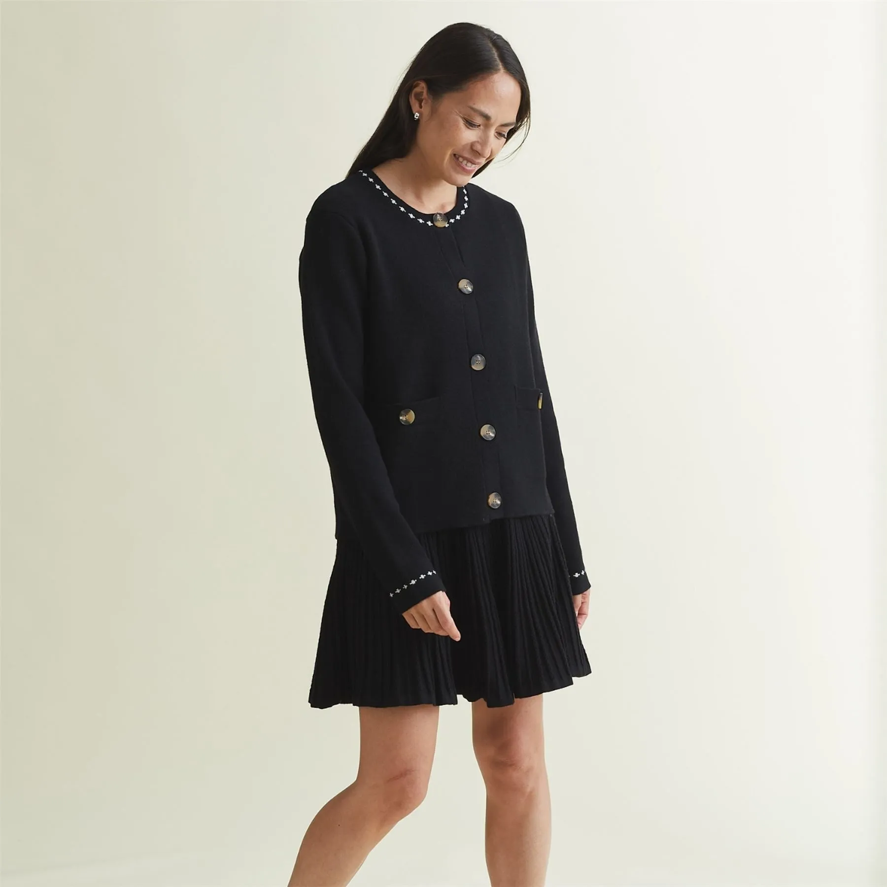 Womens Katha Cardigan Black - AW24