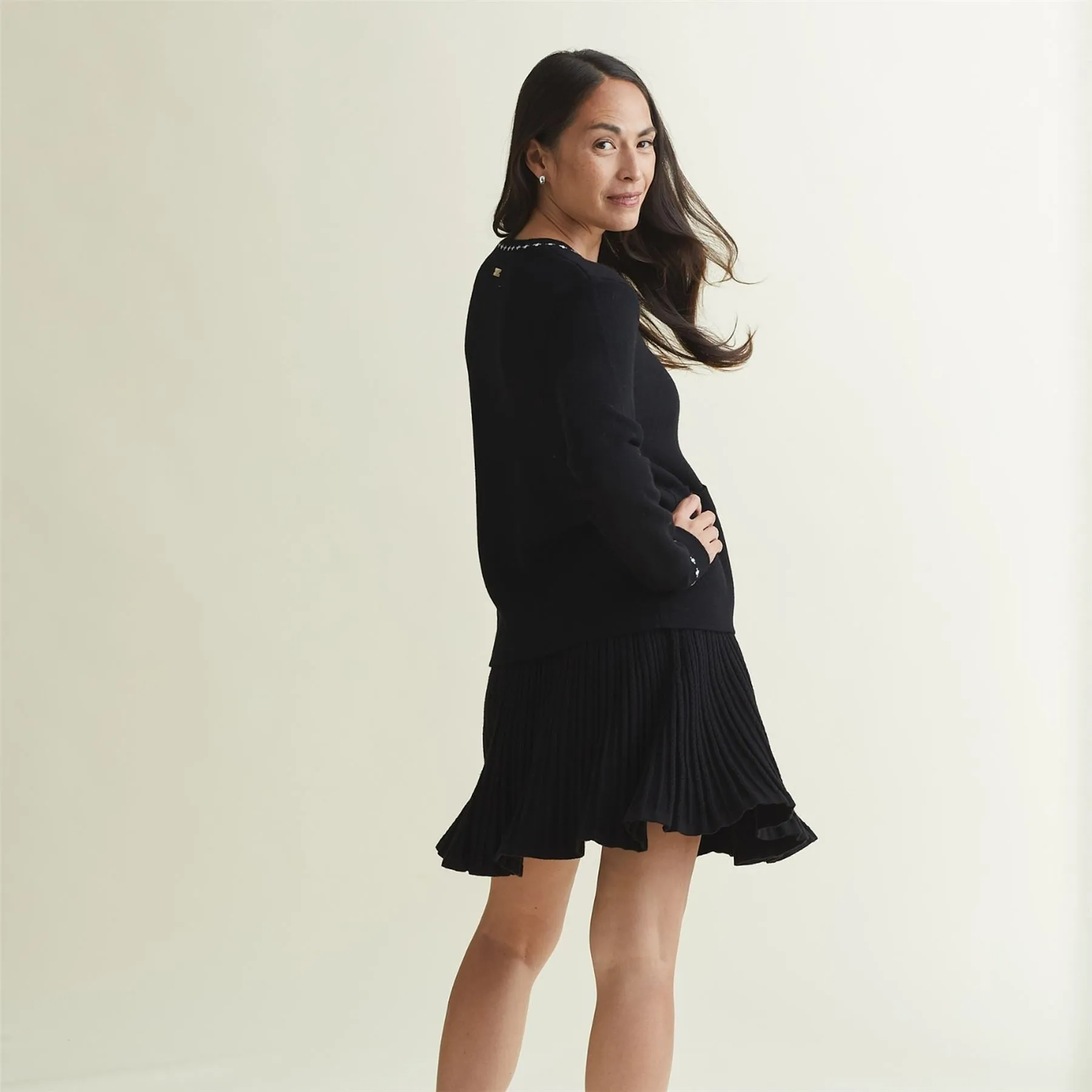 Womens Katha Cardigan Black - AW24