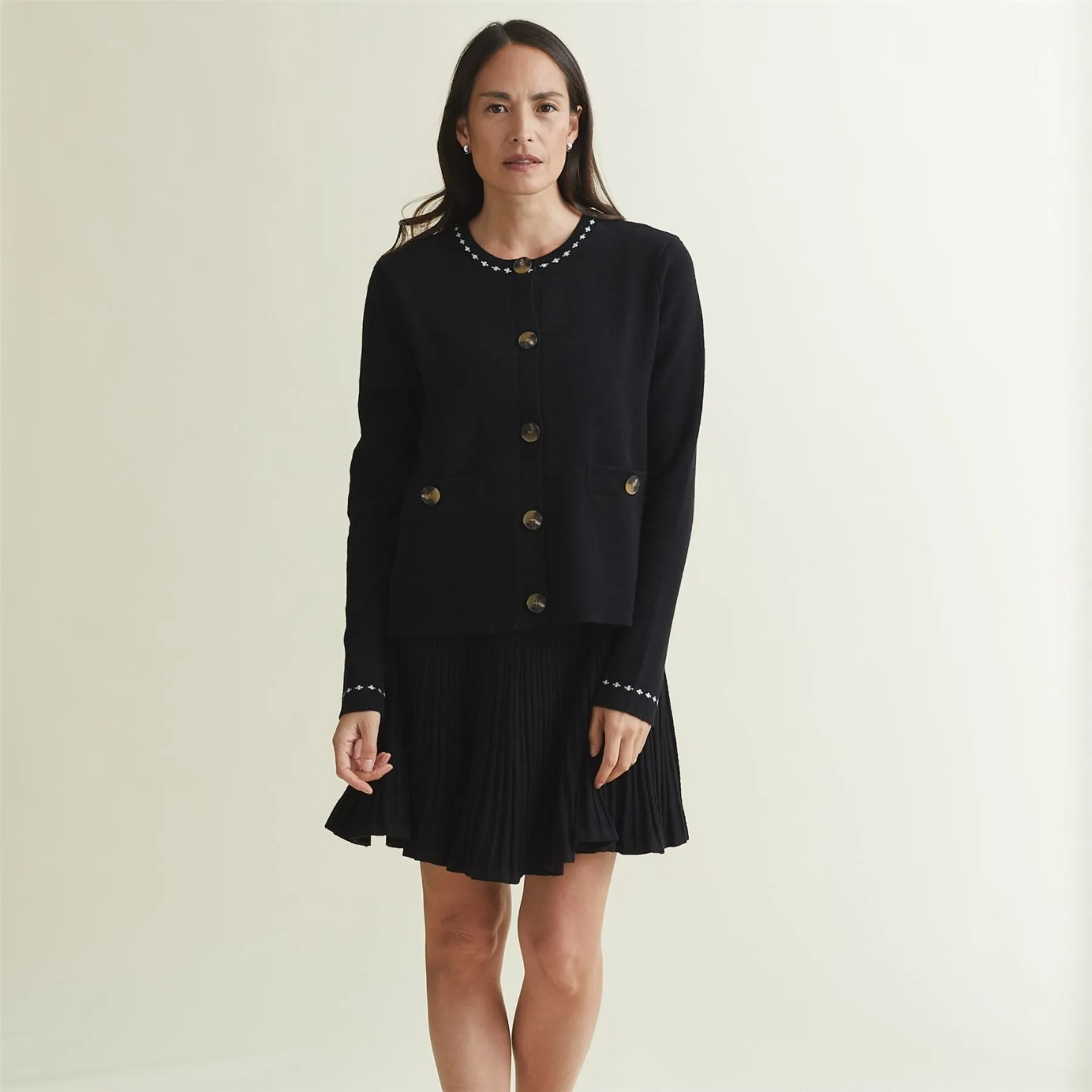 Womens Katha Cardigan Black - AW24